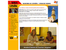Tablet Screenshot of habla-espanol.net